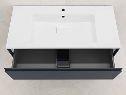 Style Line Мебель для ванной Лима 100 Plus эмаль графит матовая – фотография-6